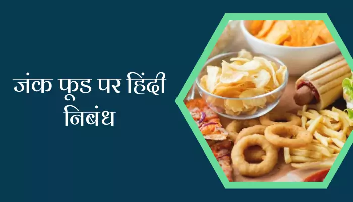 Essay On Junk Food In Hindi