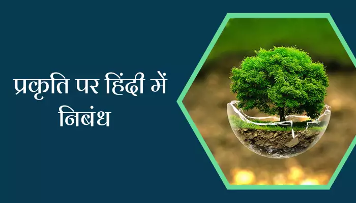 Essay On Nature In Hindi